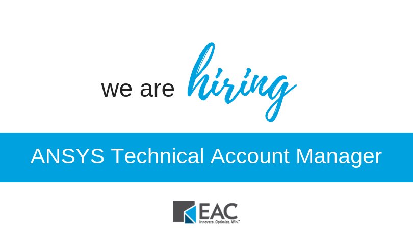 EACPDS's tweet image. We are hiring! We are on the hunt for a remote Technical Account Manager who is experienced with ANSYS simulation products!

okt.to/EdF73g

#EAC #technicalaccountmanager #ANSYS #productdevelopment #engineeringsoftware #engineers #designers #CADmodels