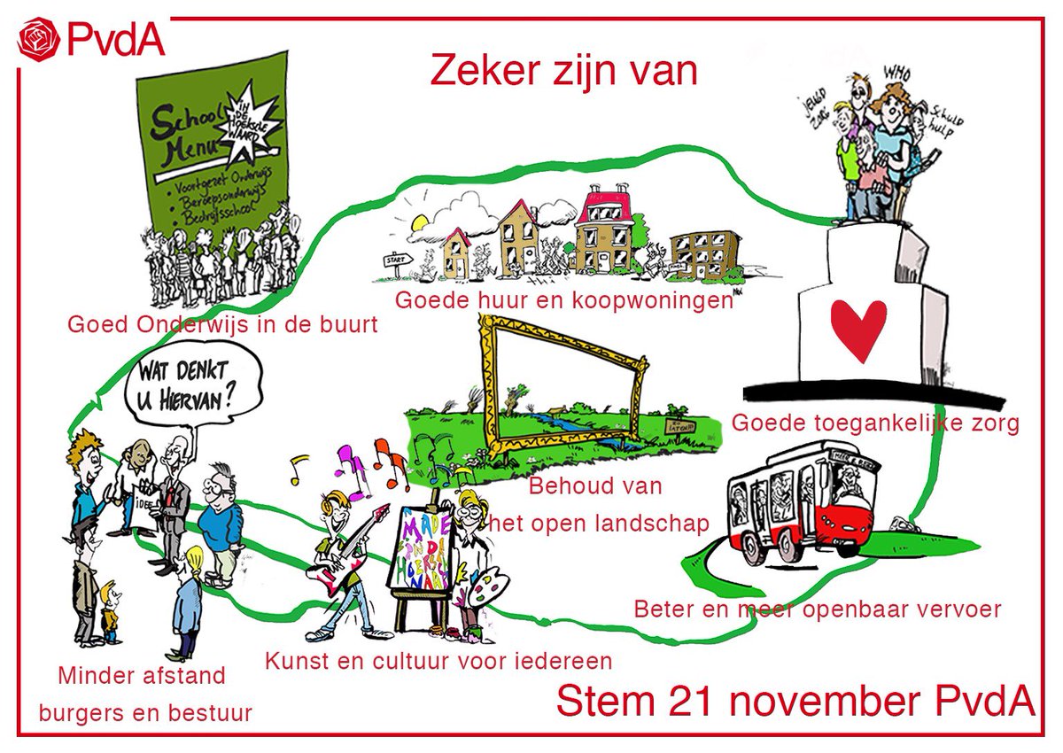 Morgen verkiezingen voor de gemeenteraad van de Hoeksche Waard. Hierbij onze opvattingen. #gemeenteraadsverkiezingen #gemeentehoekschewaard #stemPvdA