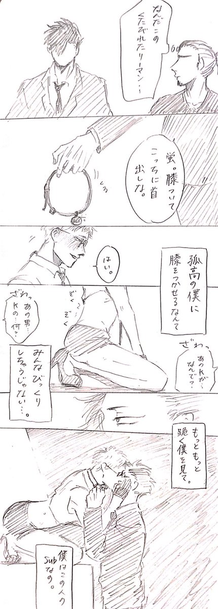 #クロ月DomSub祭り

②

黒尾さんは月島の部下だったりする…… 
