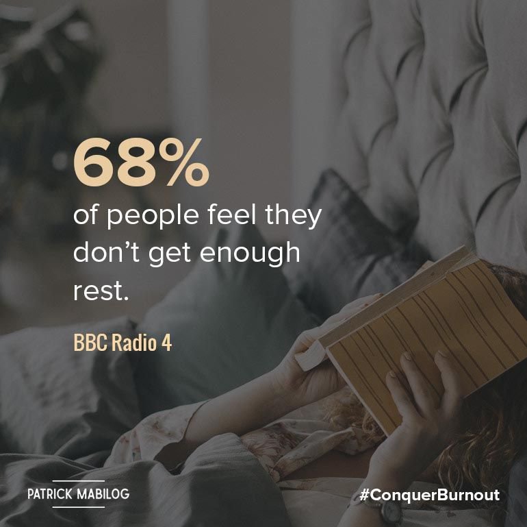 Patrickmabilog's tweet image. Burnout is an epidemic we can&apos;t neglect for much longer. What are you doing to conquer the disease that is burnout?

#ConquerBurnout #SabbathRest