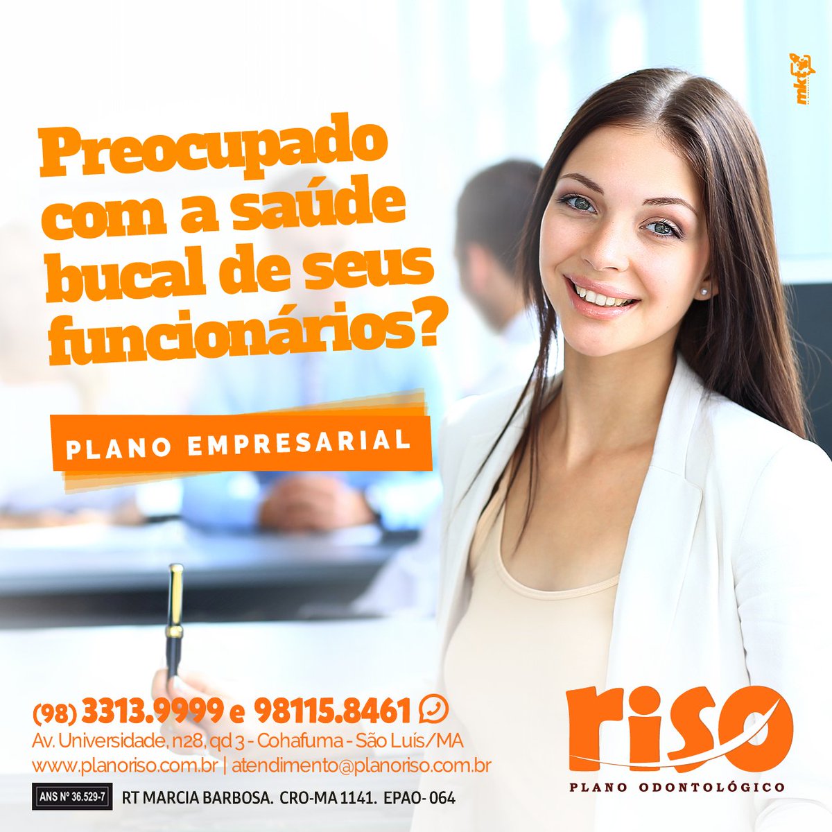 PlanoRiso's tweet photo. Planos exclusivos para empresas a partir de 100  beneficiários, com uma ampla opção de planos e com coberturas que atendem às necessidades de seus funcionários  ⠀ 
#planoriso #plano #riso #odontologico #implante #implantedentário #ortodontia #radiologia #endodontia #prótese #ma https://t.co/0XlpOvPhT8