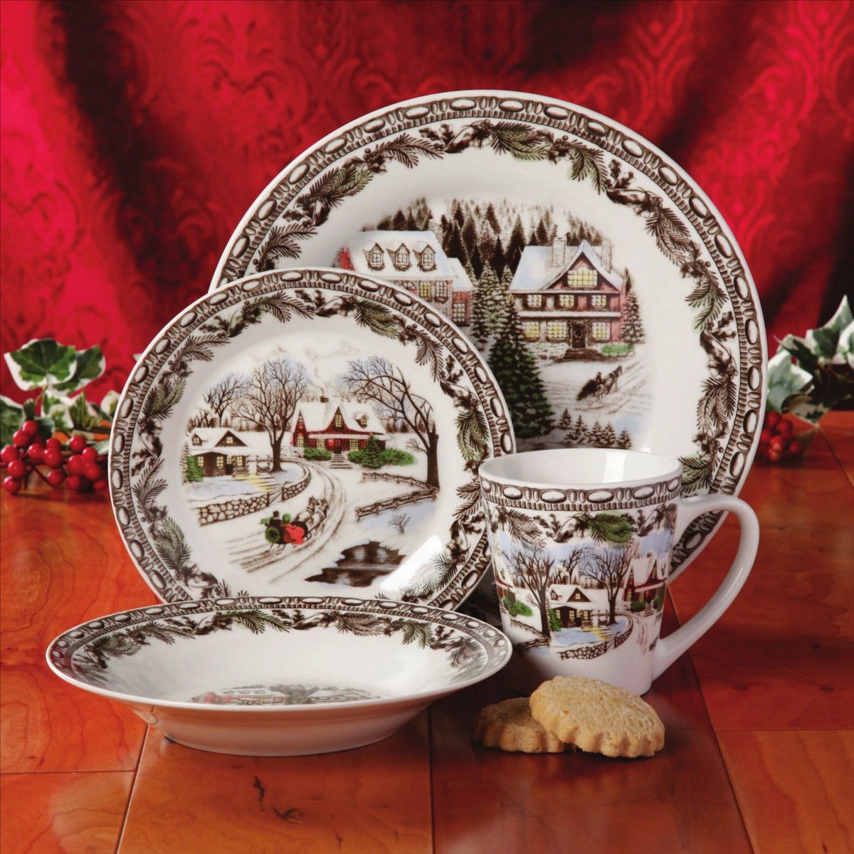 Gibsonoutlet's tweet photo. Serve your guests in style this Christmas with our Gibson Home Christmas Toile 16 Piece Dinnerware Set, Green Available Now: https://t.co/dp3XkXg2Nz

Get 25% GibsonUSAOutlet Using Coupon Code: FALL25 

(on SALE for a limited time):  https://t.co/dp3XkXg2Nz

#HappyHolidays https://t.co/1RhvaCsEYA