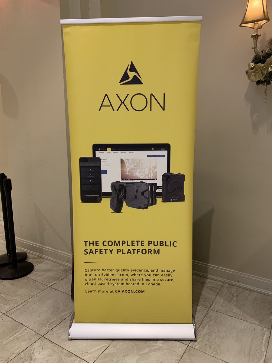 Happy to have <a href="/Axon_Canada/">Axon Canada</a> here for our training day!