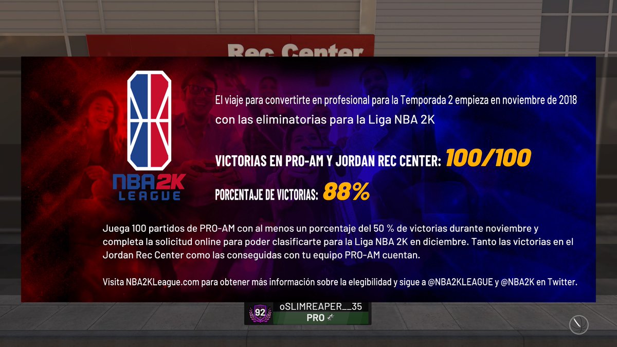 iGotGlitchy's tweet photo. It's combine time! Really appreciate all the guys that helped me since game 1 to 100. I can't do it without you. Ready for the next step! @NBA2KLeague @2KLeagueMD #NBA2K #2klifestyle #proveyourself #believeinyourself https://t.co/TN2d2DsTea
