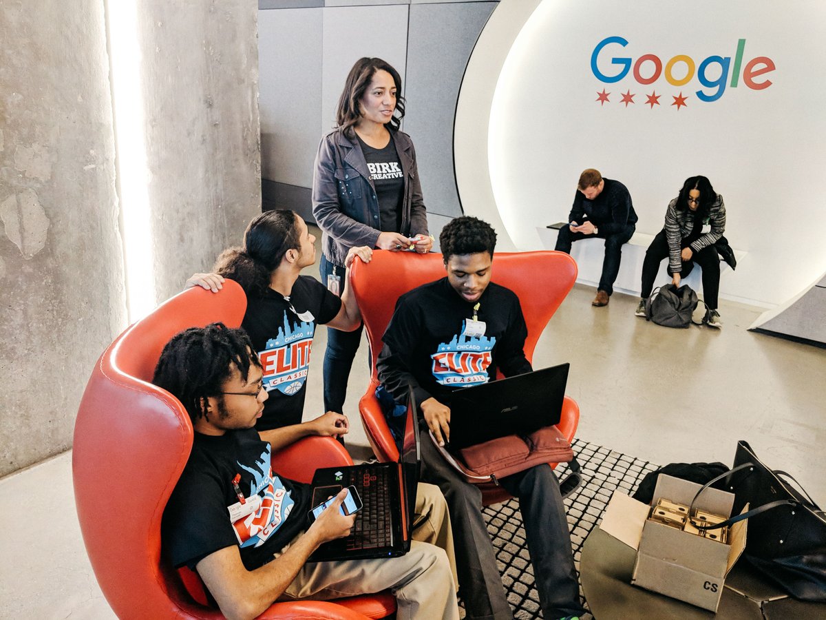 birkcreative's tweet photo. We're pumped for the @ChiEliteClassic and the @Google tech being used by these @cs4allcps students from @wyhs and @SimeonNation
@BirkCreative @ariel_investments #GoogleDigitalCoaches
#ChicagoEliteClassic
#BirkCreative https://t.co/S20nsNWY71