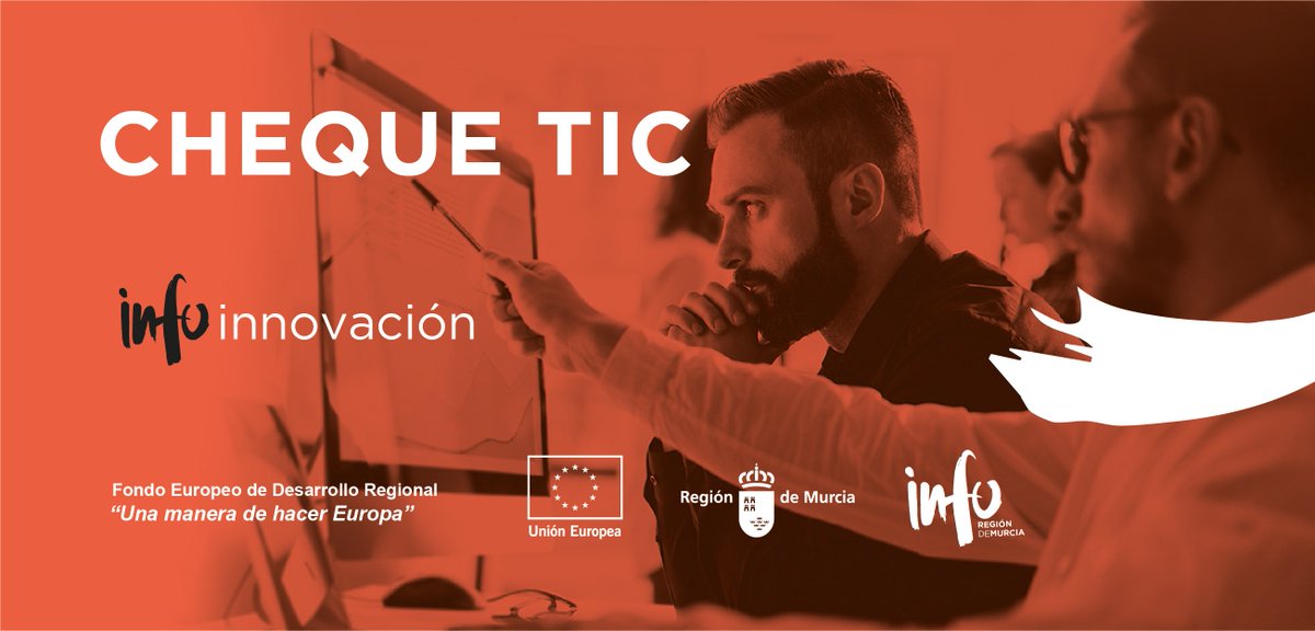 infoRMurcia's tweet photo. 💰 1.000.000€ a fondo perdido 💰 #Ayudas para la contratación de servicios avanzados de asesoramiento y asistencia técnica en el ámbito de las #TIC 👉 https://t.co/42UqTZsZ3b @regiondemurcia #ChequeTIC #BigData #SeguridadInformática #IoT #Innovación https://t.co/g1Dwwgh9cx