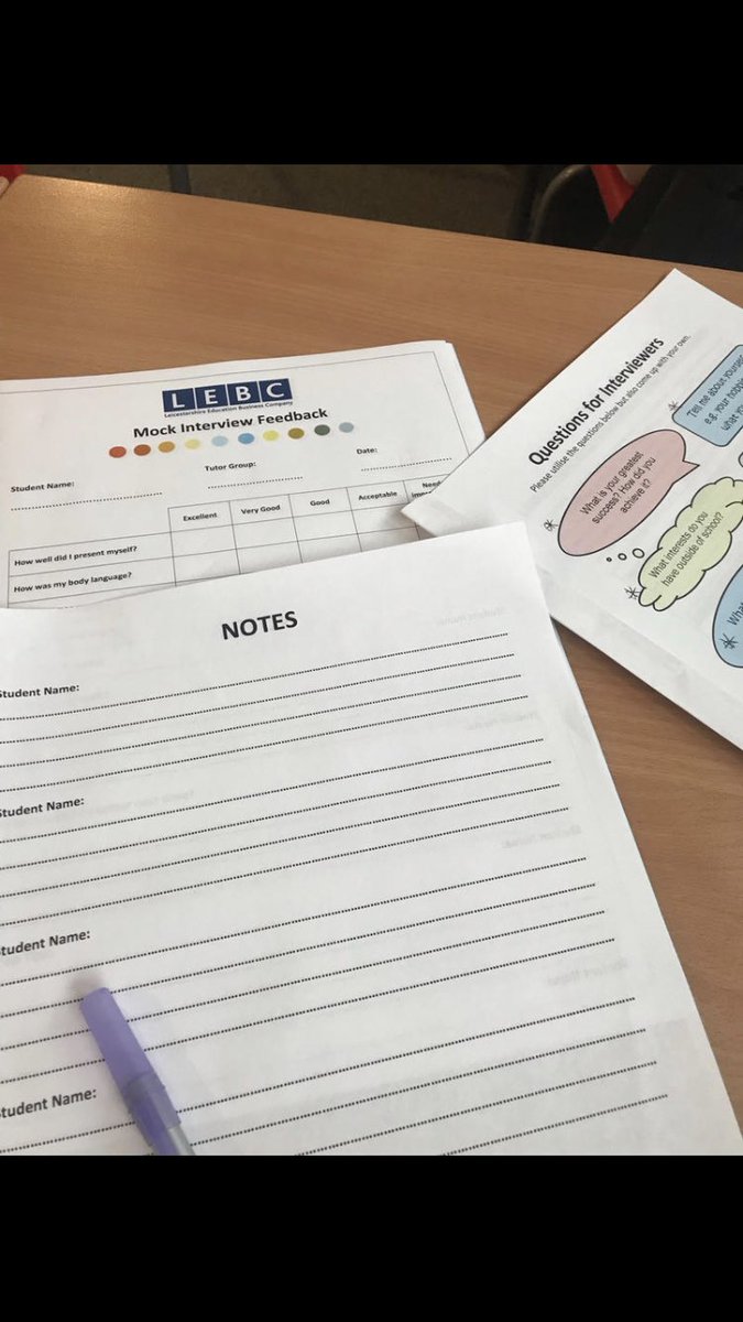SWS_Uniform's tweet image. Our staff in Leicester are at @BabingtonLWLAT today helping students to improve their interviewing techniques! #education #school