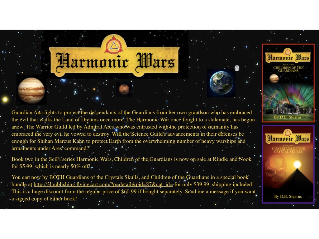 DBSHarmonicWars's tweet photo. Save big on the #scifi #Original Harmonic Wars series when both books are bundled together at https://t.co/FXnV2i3OIz This story has it all... #Space, #Battles, #Romance, #humor, #Angels, #demons, and #strongwomen lead characters who are truly fearsome #warriors! Get yours now! https://t.co/VhKjDIhnls