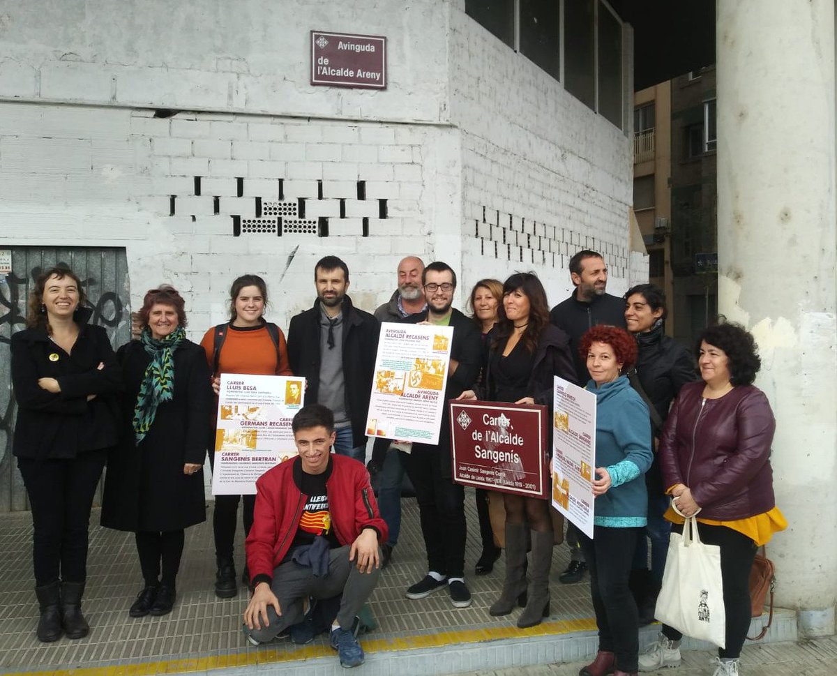ercpaeria's tweet photo. #20N 43 anys després de la mort del dictador al seu llit, l'Ajuntament de #Lleida encara preveu mantenir honors a franquistes al nomenclàtor de carrers. No ens aturarem! https://t.co/jEZctZbabe