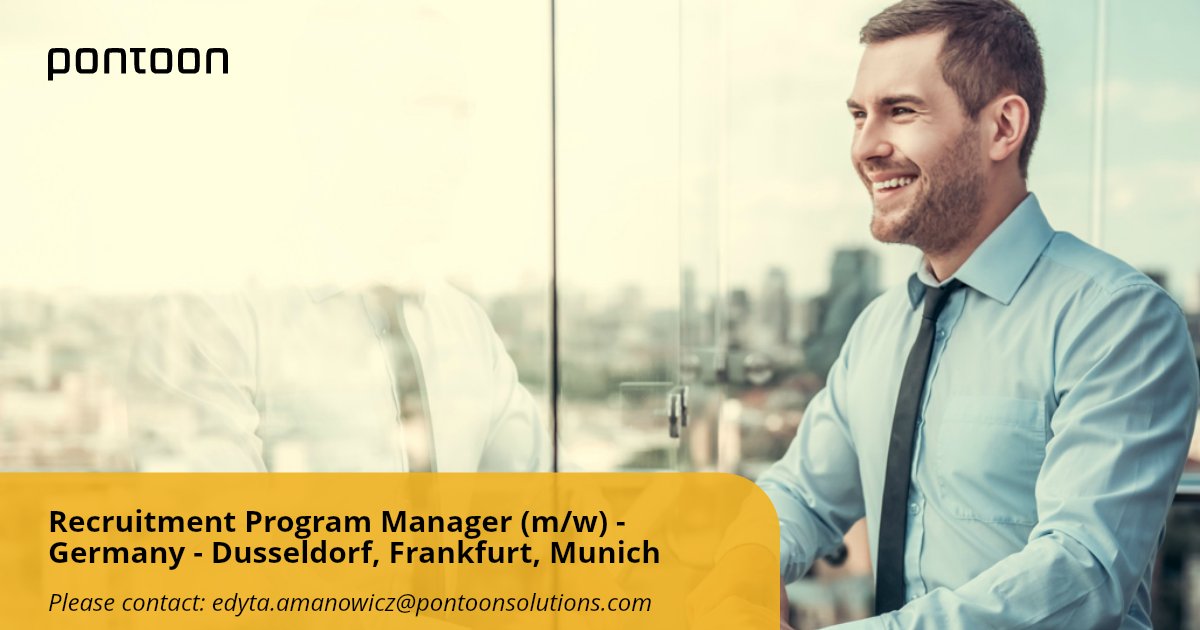 Wir suchen Program Manager - RPO Projekte – Bewirb Dich jetzt! ow.ly/MyWe30mFGvo