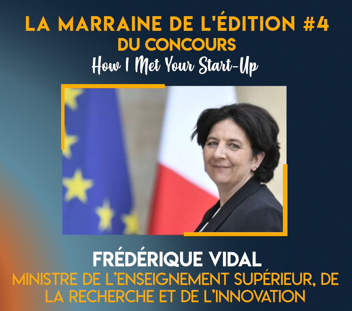 C'est un honneur et une grande fierté pour nous d'avoir Madame <a href="/VidalFrederique/">Frédérique Vidal</a> en tant que marraine de la 4ème édition du concours #HIMYSU, association made in <a href="/IESEG/">IÉSEG</a> 💡