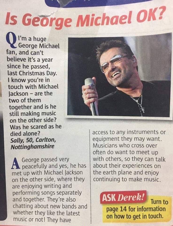 Why’s there no mention of this massive, instrument warehouse in the Bible? 
Is it just for music equipment that’s broken and gone to heaven or are they actually producing brand new stuff? 
Come on <a href="/derek_acorah/">Derek Acorah (Memorial)</a> you absolute nutbox we’ve got some fucking questions?