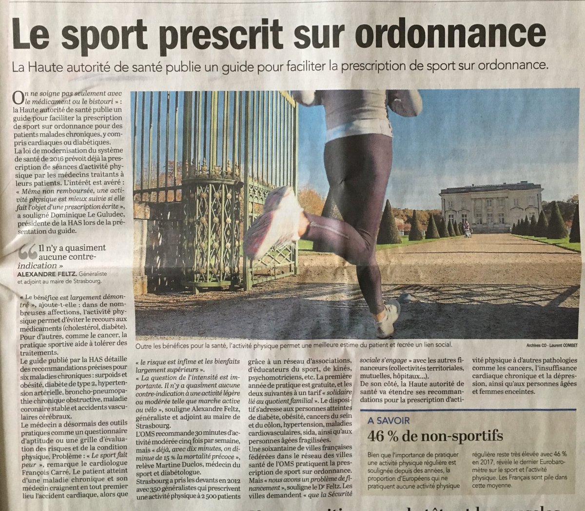 HulotClement's tweet photo. Article de @lemainelibre ce samedi 17 novembre. Les enseignants APA sont les premiers concernés mais ne sont pas évoqués. Peut être un article sur leur rôle ? 🤔 #MasterAPAS https://t.co/7u8rCsCLcZ