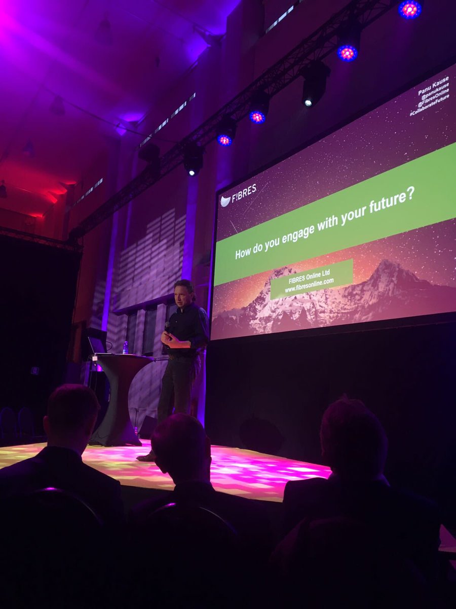 FibresOnline's tweet photo. Pitch is done! @panukause at @AHKfinnland event H.18 Next Economy Forum. #H18 #Teamfibres #futuretrends #foresight #collaboratefuture https://t.co/v6zqCzsb7Z