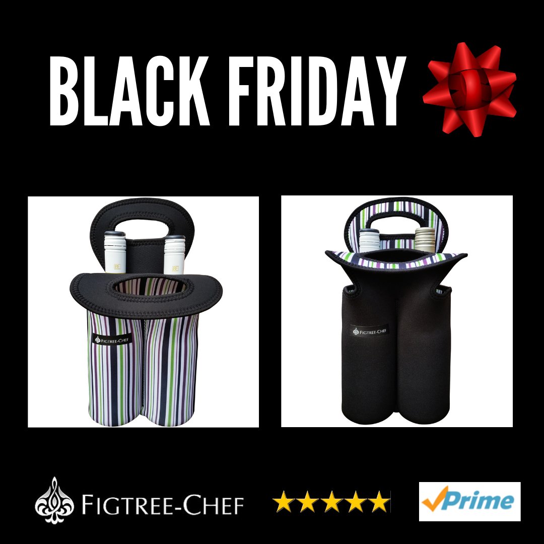 Neoprene wine totes to smarten up your drinks this Christmas amzn.to/2G7t8Tg #wine #winelovers #partytime