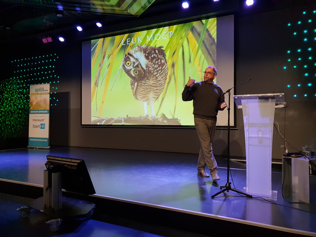 Jeroen Busscher als derde spreker in de grote zaal over 'De Leer(r)evolutie'...pfff...wat een turbo! Nu echt even behoefte aan serieuze pauze... 😉 Topdag!
#Duurzameinzetbaarheid <a href="/CAOParbeid/">CAOP arbeidszaken</a> <a href="/ministerieJenV/">Ministerie van Justitie en Veiligheid</a> <a href="/KenniscentrumDI/">Kenniscentrum Duurzame Inzetbaarheid</a> @ahdelange