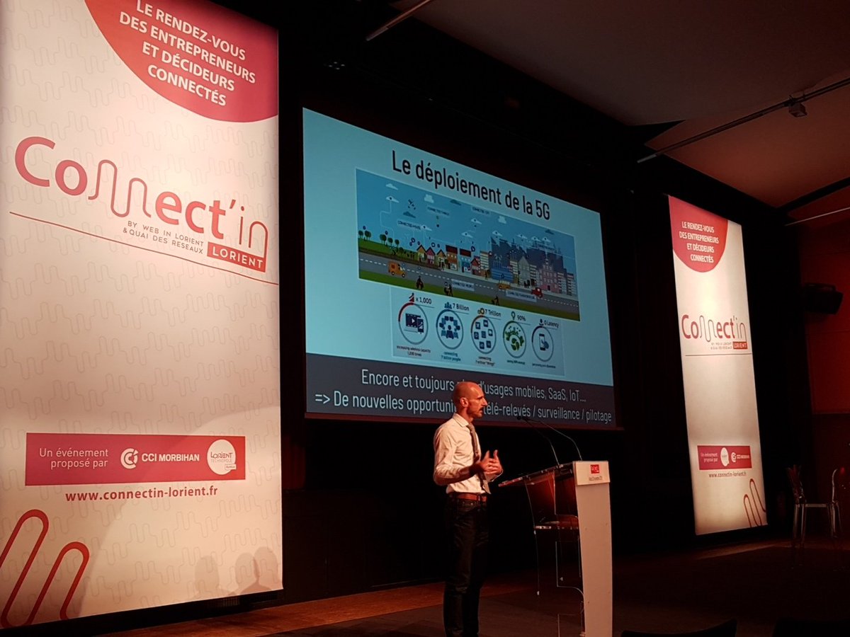 <a href="/fredcavazza/">Frederic CAVAZZA</a> à #Connectin18 Tendances 2019
👉 Avènement de la freelance economy , économie à la demande 
👉 le déploiement de la 5G
👉 l'intelligence artificielle dans sa poche
👉 des consommateurs aux exigences augmentées 
>> Avez-vous haussé la qualité de vos services ❔❗