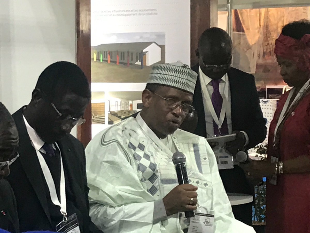 SNGANE's tweet photo. Le transfert de compétences en matière d’entretien routier s’appuiera sur la mise en place de la #fonctionpubliqueterritoriale dit le Maire de #Belel à #Africities8 #237Décentralisation https://t.co/MEYez69A2p