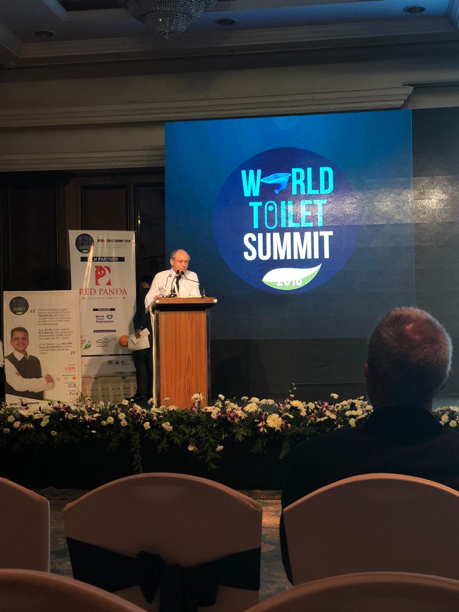 Behaviour change isn’t just about toilets but about sanitation value chain, says Arno Rosemarin, SEI, <a href="/StockholmCF/">Stockholm Center for Freedom</a>. #WTS2018