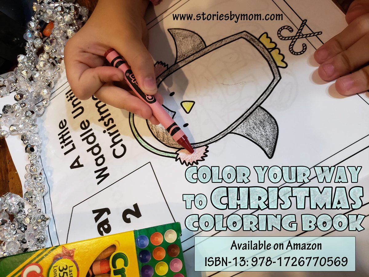 StoriesByMom's tweet photo. Day 1 of the# Countdown is just around the corner @Amazon https://t.co/OnISlw2r4f #Christmas #Advent #ColoringBook: #25Daysof #CuteAnimals #holiday #illustrator #artist #kidstuff #winter #tistheseason #childrensbook #childrensart #NewRelease #coloring #gift https://t.co/MaDoCiqKz9