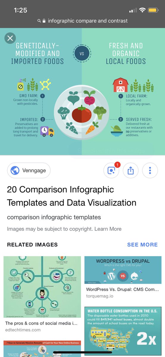 cheyhoy's tweet photo. #EDCO305 Infographics can be created by using https://t.co/x9C6zU3oiH. They can be used in the classroom to do compare and contrast.  This is practicing reading comprehension skills. https://t.co/J6ncPUAm9O