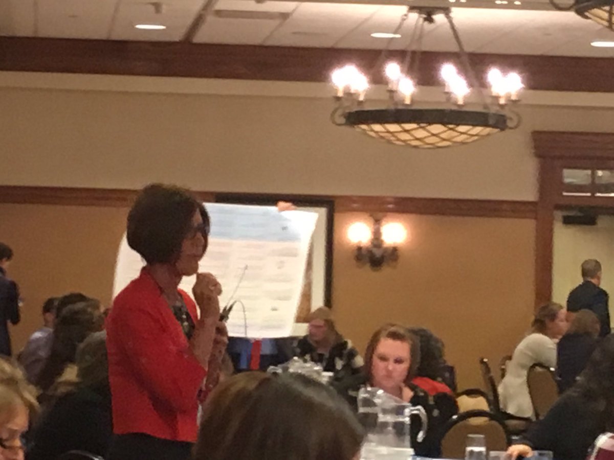 mqroth's tweet photo. Dr. Jean Dyszel facilitating our learning around Career Ready Skills Continuum #PASCD2018 https://t.co/DZUfn2gPxP