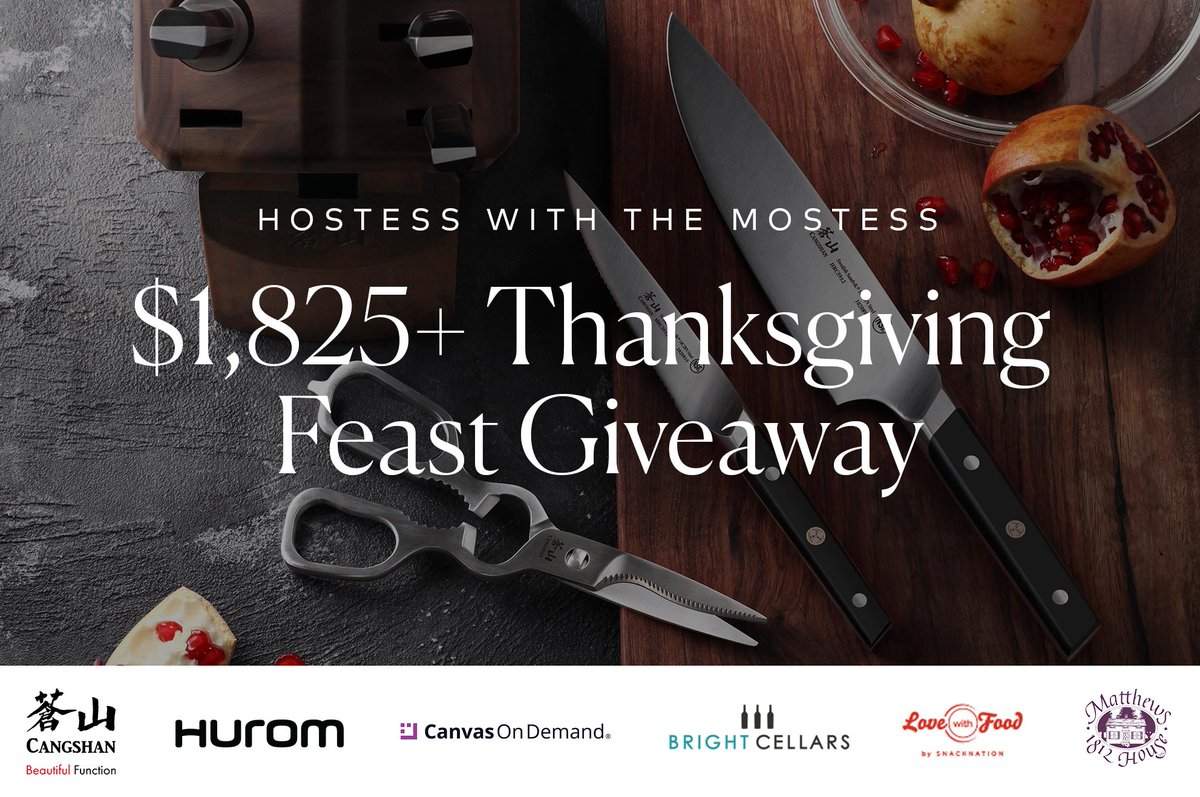 Ending tonight! Participate in our $1,825 Thanksgiving Feast giveaway. Enter here: bit.ly/2BnhJeG