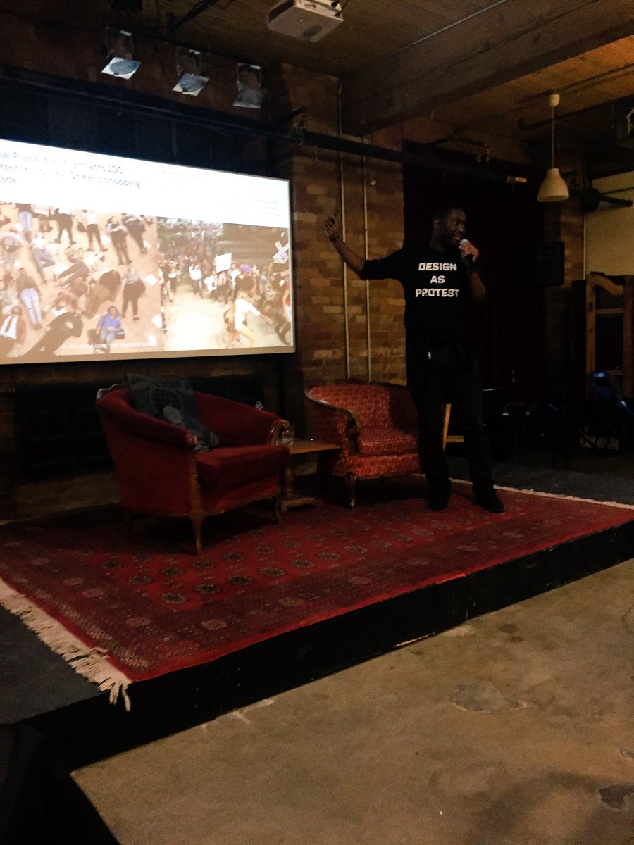 chelseysm1th's tweet image. &quot;As artists we sit in a different space... but silence on either end is not justifiable.. we (need) to challenge positions of power so that we can have a more just world.&quot;- @BCLeeJr #designasprotest #designjustice