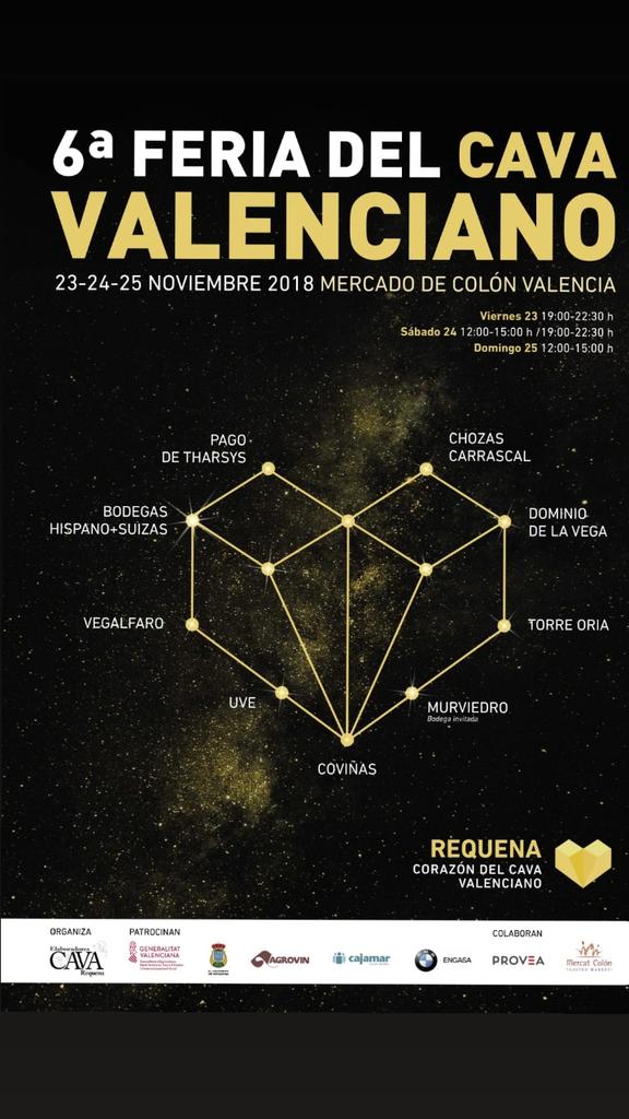 📝Tomad nota y reservar hueco en vuestra agenda #cavalovers 😉
El próximo fin de semana  #FeriadelCavaValenciano 
#Requena #CorazondelCavaValenciano  ♥️🍾