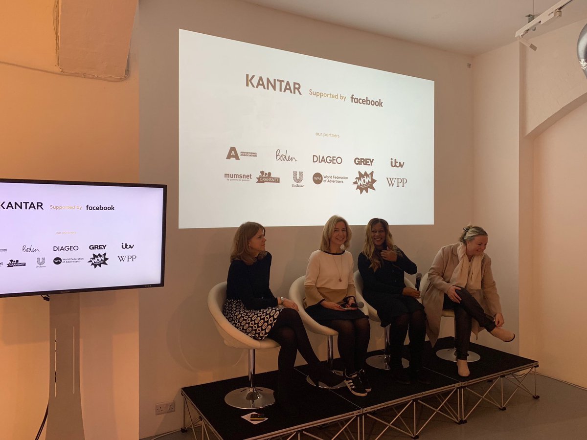 Power panel. @Blackett_kt WPP <a href="/Fileepa/">Philippa Snare</a> Facebook <a href="/KarenFraser_MBE/">Karen Fraser MBE</a> AdAssoc <a href="/Cash_ac/">Amy Cashman</a> Kantar #whatwomenwant <a href="/kantar/">Erhan Kantar</a>
