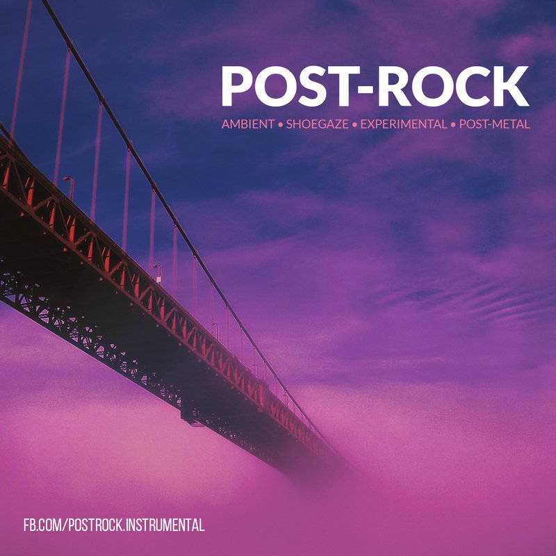 NEW SET | Spotify Playlist - Post-rock's Best Tracks: Updated every two weeks, the playlist features 40 outstanding tracks from post-rock, post-metal, experimental, ambient, shoegaze and neighboring genres. The current set will change on Dec 04.

Follow: spoti.fi/2stV4K3