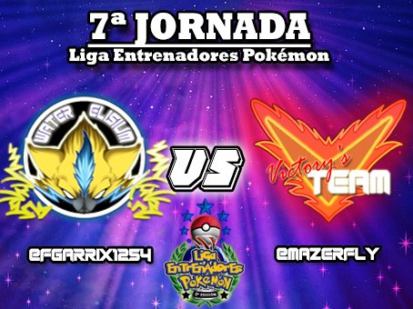 LEP_LigaPokemon's tweet photo. En el segundo enfrentamiento se miden:
#WATERELISIUM de @FGarrix1254 vs #VICTORYSTEAM de @MazerFly
¿Conseguirá Victini llevar a su equipo a por la victoria?¿O será Zeraora y Tornadus quiénes impongan su velocidad y se lleven los 3 puntos?
https://t.co/JUS6mI46NQ https://t.co/OtHuyQaCFw