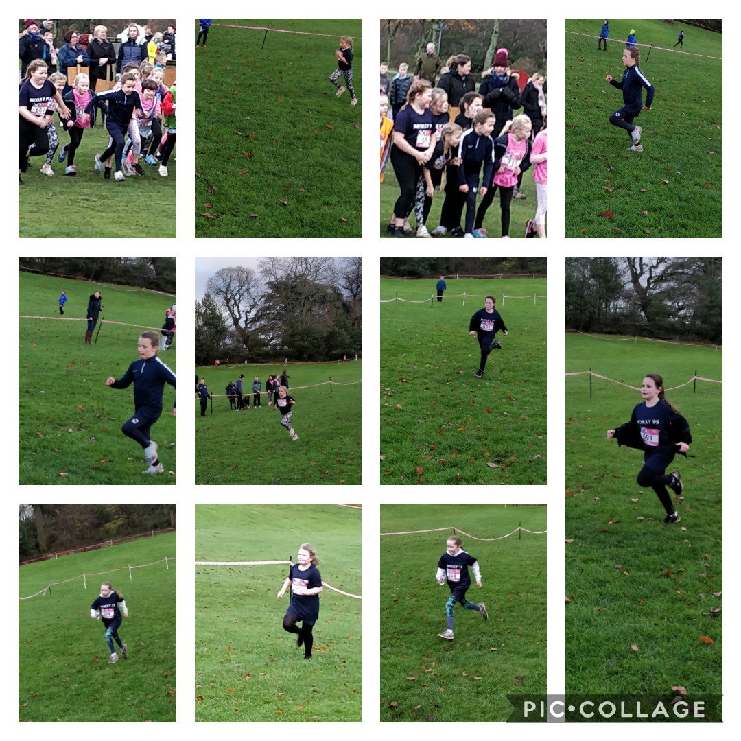 MorayP4S's tweet photo. P5 girls ready for cross country #actionshots #crosscountry @MorayPS @P5Bowers https://t.co/TCmWcvz4o8