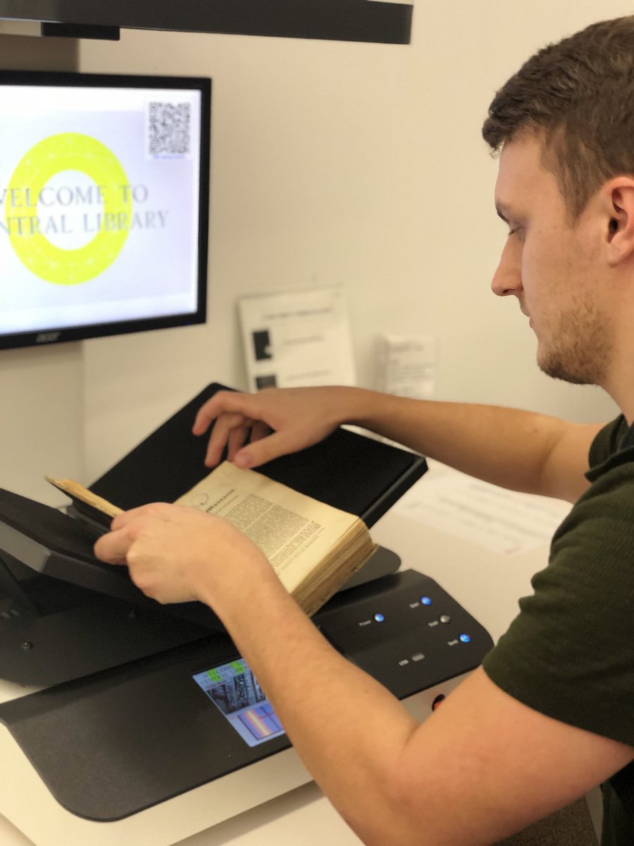 archivesplus's tweet photo. Volunteer support session this evening with Callum & Kathryn, MMU #HistoryinPractice placements researching and digitising the fantastic #Peterloo archive collection. #OurDay https://t.co/0OLKjwpGRx