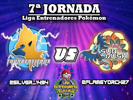 LEP_LigaPokemon's tweet photo. Para cerrar la 7ª Jornada y esta 2ª edición de la LEP tenemos el derbi alcalaíno:
#THUNDERTITANS de @Silver_1494 vs #SUNRUSH de @FlameYorch27
¿Manectric o Ninetales, qué Pokémon conseguirá la victoria para su team?
Duelo de titanes bajo el ardiente sol. https://t.co/jgi9xcgYjT https://t.co/ihQOQTnpiW