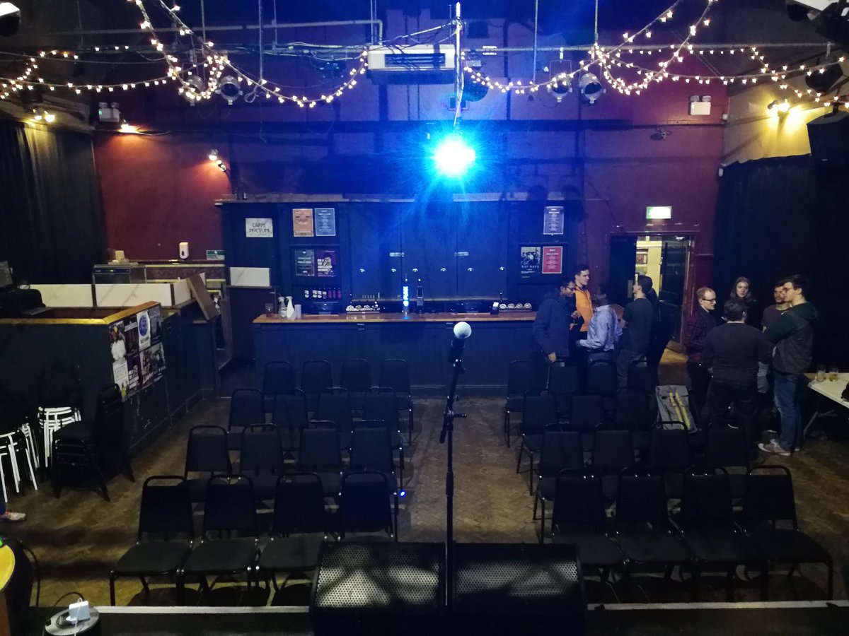 NY_YM_IMechE's tweet photo. All set up and ready for tonight's event! What a cosy atmospheric venue for our Pint Of Engineering! @library_pub https://t.co/jSmzv4oL0P