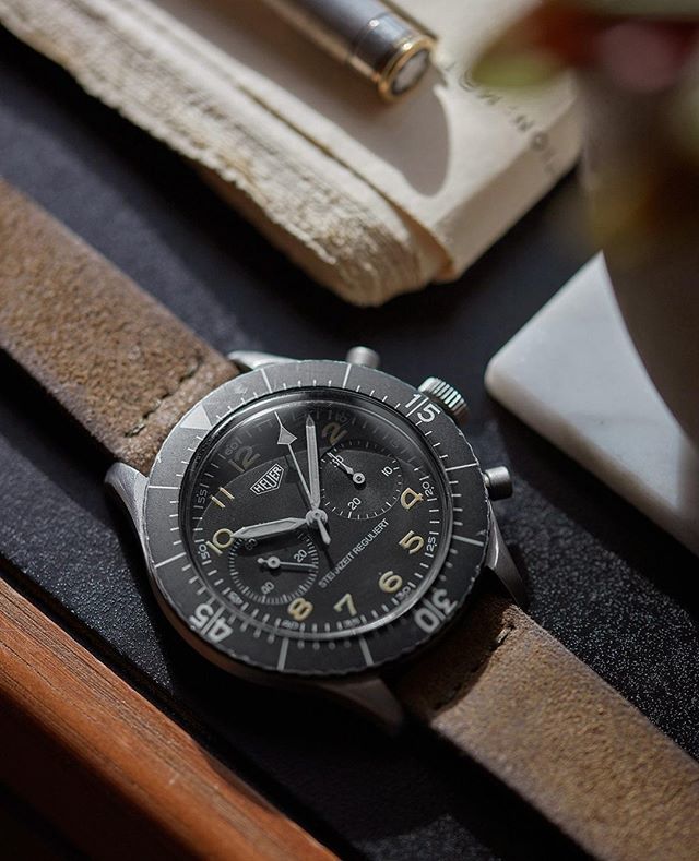A_Collected_man's tweet photo. A very rare Heuer Bund, originally issued to the German Artillery and regulated to Sidereal time. Available now.
#heuer #bund #siderealtime #heuerbund #bundeswehr #vintage #vintageheuer #onthedash #autavia #nato #womw #hodinkee #watchesofinstagram #watc… https://t.co/DjF2IGEX8u https://t.co/pFFmGn5xja