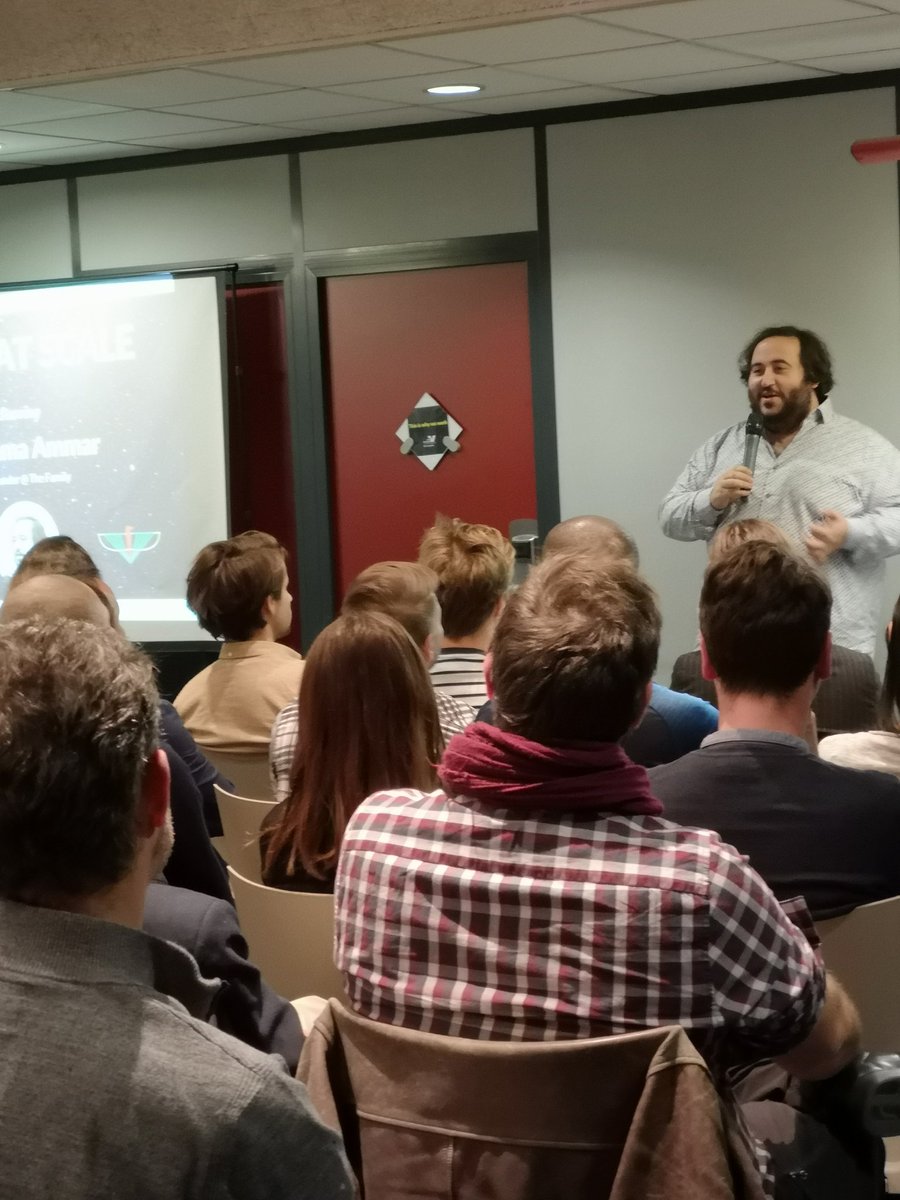 jerome__abad's tweet photo. #Meetup: "Do it at SCALE" by Oussama Ammar @_TheFamily @ Pépinière de Sannois  https://t.co/dY3uNd4Nm2  🌍⚡ https://t.co/X0YdO5PUoo