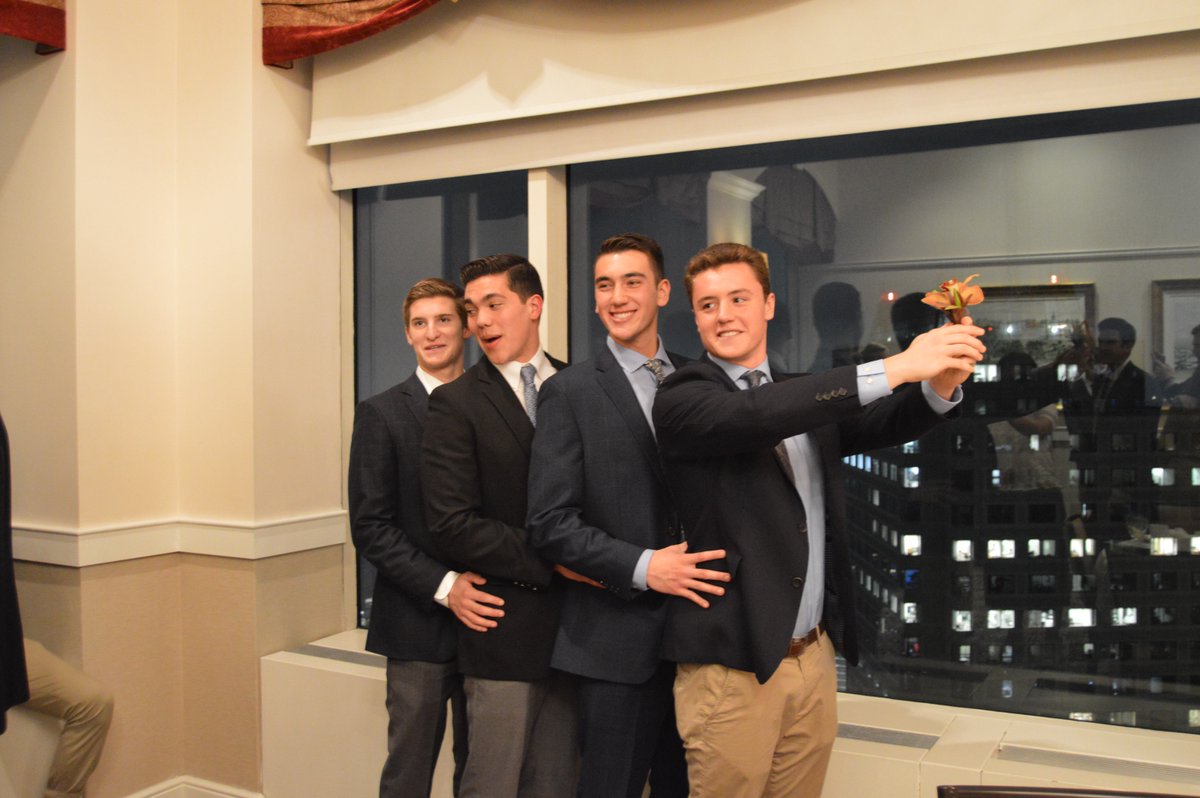 HarvardH2OPolo's tweet photo. Just a little look at all the festivities celebrating a great season! We sure do love our big family! #GoCrimson #PromPoseForTheWin https://t.co/DyZzvxFJCU