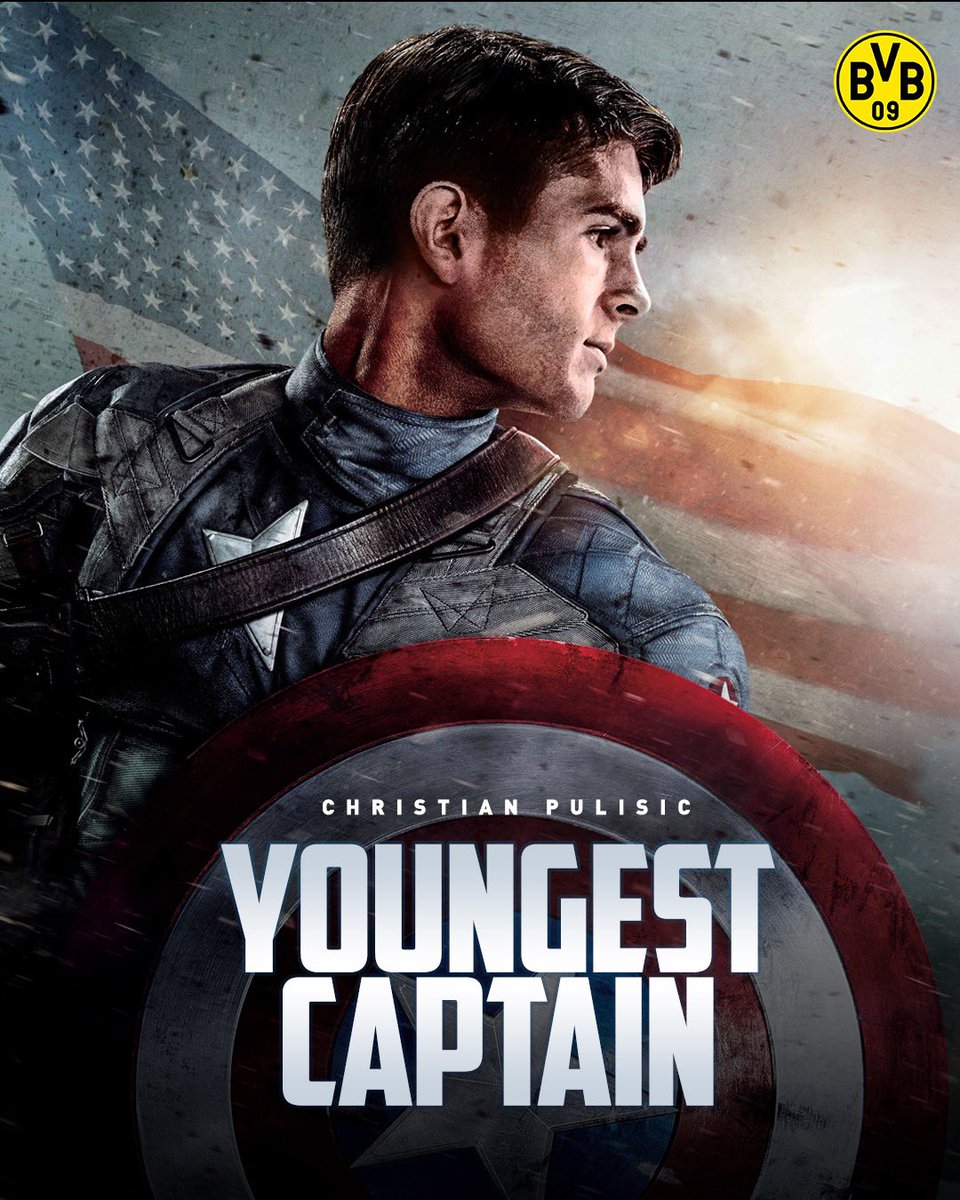 Pulisic becomes the youngest captain in #USMNT history! 💪🇺🇸