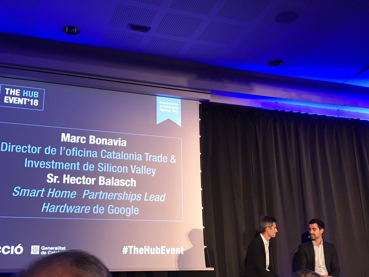 SilviMtnezLosas's tweet photo. En #TheHubEvent de @accio_cat. Charlas de @HectorBalasch de @google y @emiliorisques de @ASICSeurope. Gran presencia de #startups. #hub https://t.co/ctY4xkbyRe