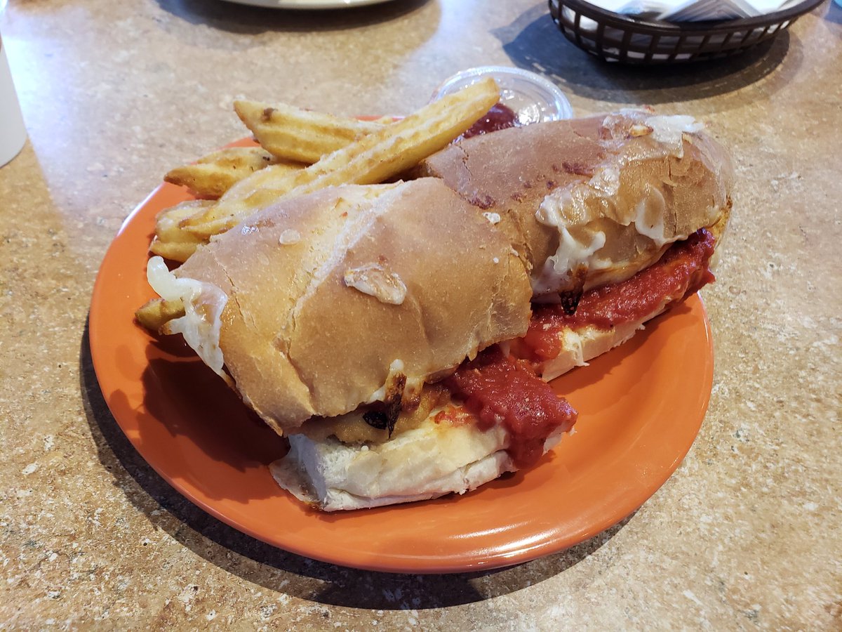 kylewaymon's tweet photo. Stop #38 on the #TourDeParm, for #ParmsGiving with @Cenzo14 @JohnnySports @KevinParker12. Decent sandwich all around https://t.co/RGmf8JdoWN