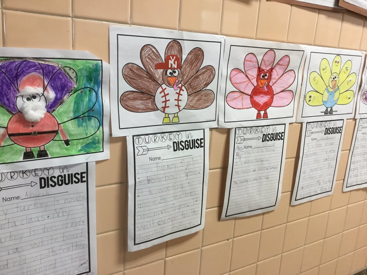 Can you find the turkey?? First grade did a great job at disguising their turkeys this year! @Stepinto2nd #TurkeyDisguise