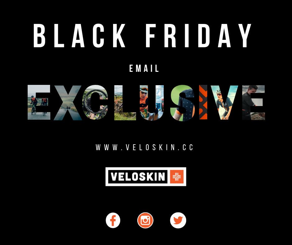 VeloSkin's tweet photo. Sign up before Friday for EXCLUSIVE access codes for this weekend only. Stock up for winter, buy gifts for Christmas or get ready for 2019. #myveloskin #blackfriday 

https://t.co/mpF84nxZNQ https://t.co/farOgE3Uyt