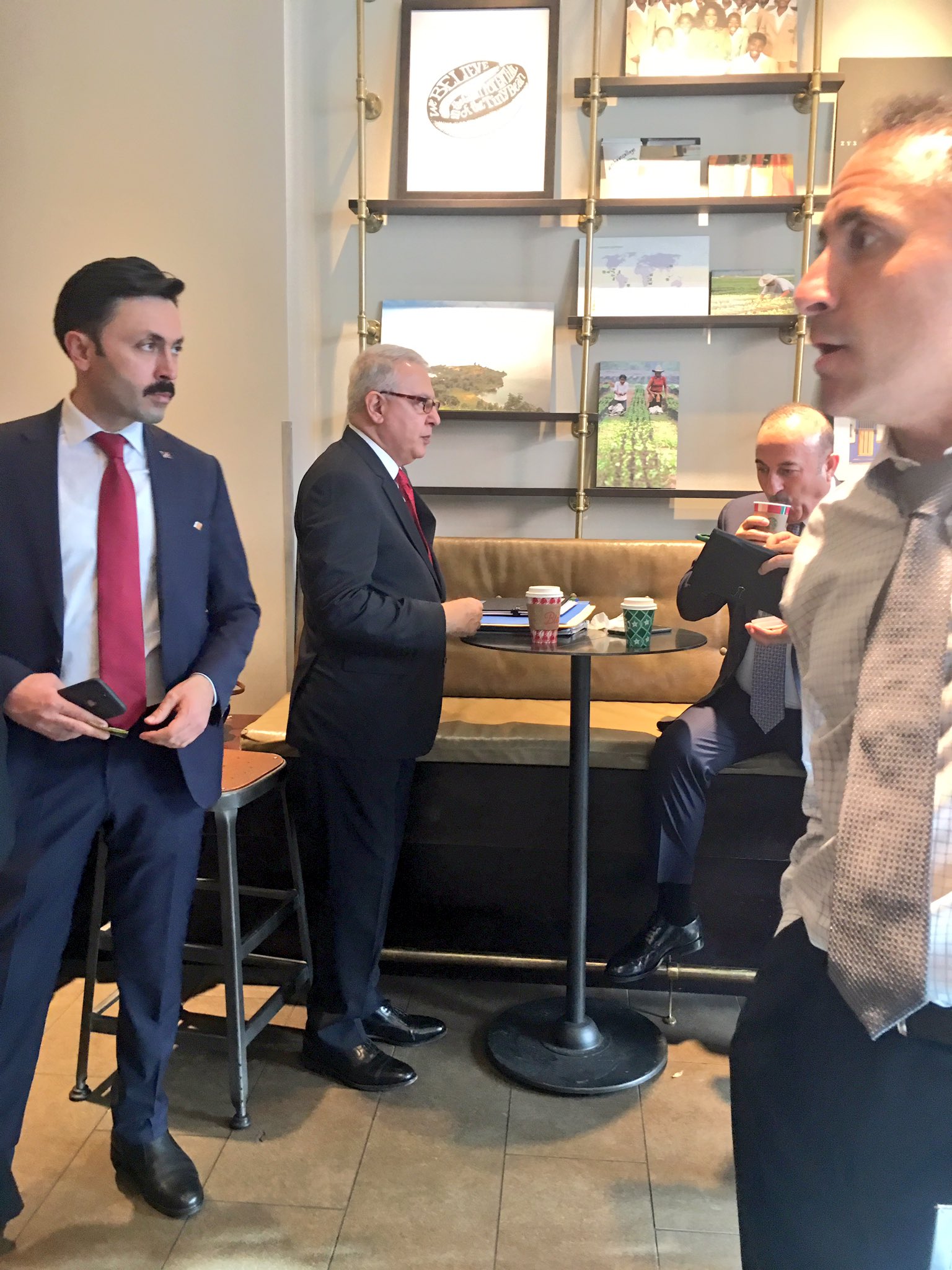 Sonia Dridi on Twitter "Just bumped into the Turkish FM Mevlüt