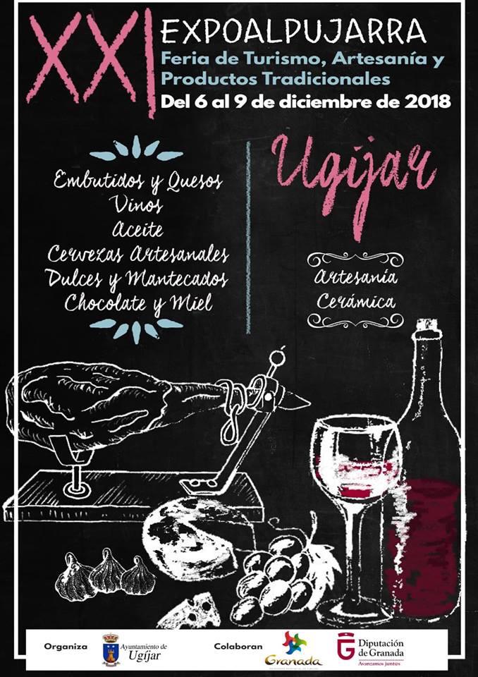 Ayto_Ugijar's tweet photo. #XXIExpoAlpujarra - #Ugíjar2018
Os mostramos el cartel promocional de la XXI ExpoAlpujarra: Feria de #Turismo, #Artesanía y #ProductosTradicionales de #LaAlpujarra, que se celebrará en #Ugíjar desde el jueves 6 al domingo 9 de diciembre de 2018. https://t.co/UwAUFDpMh7