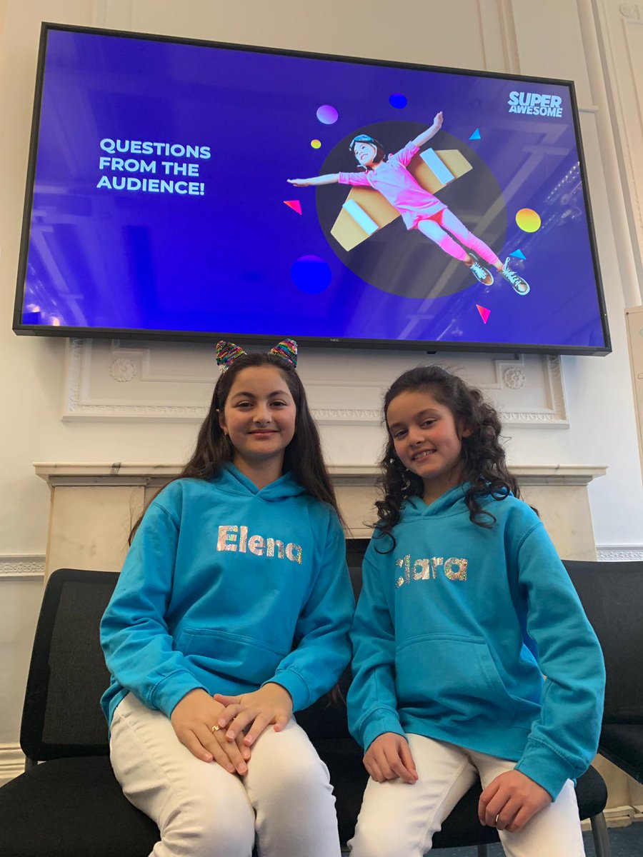 elenaandclara's tweet photo. Happy International Children's Day from KidsCon18 Kids Influencer Panel. Thank you all awesome kids brands and #GoSuperAwesome
#kidsinfluencers #elenaandclara #cupcakesquad #kidscon18 #kidyoutubers #London #kidsvideos #gosuperawesome #generationmedia https://t.co/iLoBatvHRI