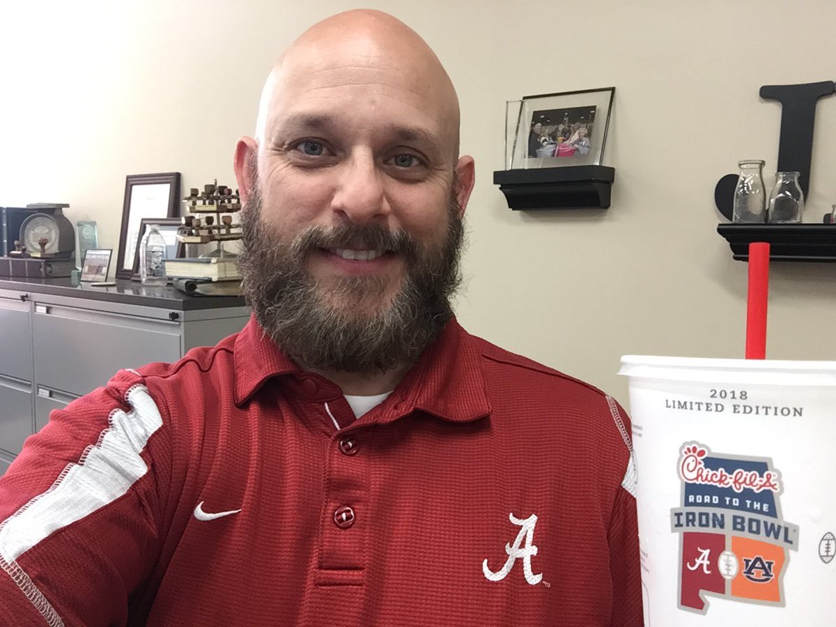 jeff4bama's tweet photo. ⁦@ChickfilA⁩ ⁦@WJOX945⁩  Ready for the game this weekend. #WJOXIronBowl https://t.co/M8TWWVBJpk