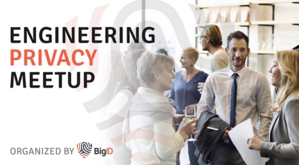 Privacy1stTech's tweet photo. BigID launched technical #privacyengineering meetup groups in multiple cities across the U.S. + London & Tel Aviv.
Do you apply #PrivacyByDesign as a developer, product mgr, designer, UX, data scientist, or privacy architect? Join us! https://t.co/luCBH6nvcp #engineeringprivacy https://t.co/aToLBLrqtI