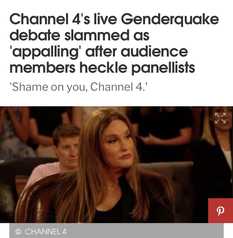 mimmymum's tweet photo. Channel 4 have a history of treating the #trans community badly - most recently in their #Genderquake โdebateโ where โgender critical feministsโ heckled trans women @MunroeBergdorf and @Caitlyn_Jenner shouting โpenisโ at them!
Channel 4 did NOTHING! ๐ณ https://t.co/wEnPEZFXQY